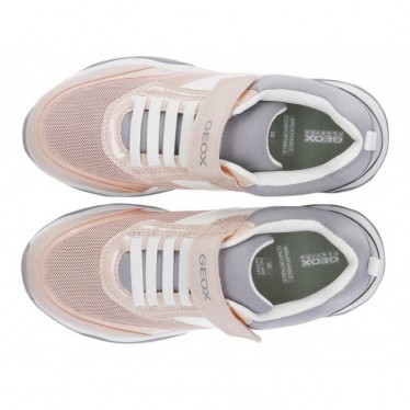 GEOX J CALCO SNEAKERS PINK