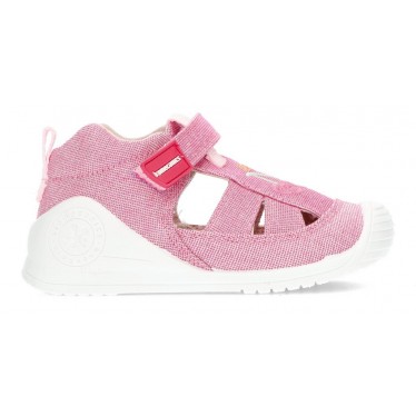 BIOMECANICS CANVAS SANDALS BABY 212213 FUCSIA