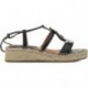 SANDALS MARIAMARE COTTON 68253 BLACK
