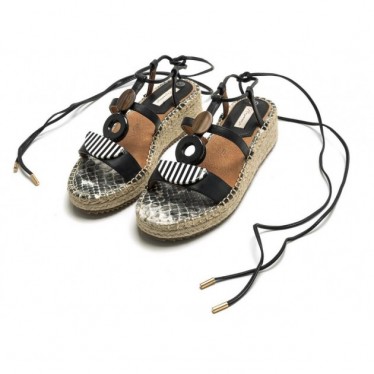 SANDALS MARIAMARE COTTON 68253 BLACK