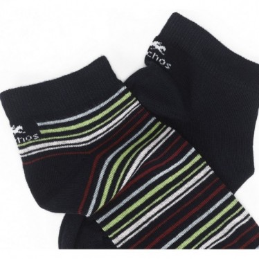 FLOWY ANKLE SOCKS 2 PACK MEN CA-0010 NAVY