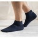 FLOWY ANKLE SOCKS 2 PACK MEN CA-0010 NAVY