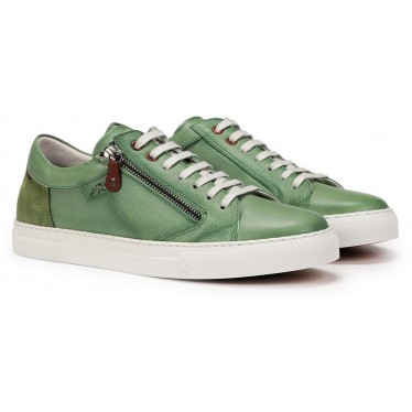 MEN'S FLUCHES INDIAN SHOES F1410 VERDE