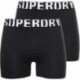 SUPERDRY BOXER M3110340A LOGO DOUBLE PACK BLACK