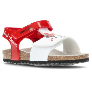 SANDAL GEOX CHALKI B152RC GIRL RED