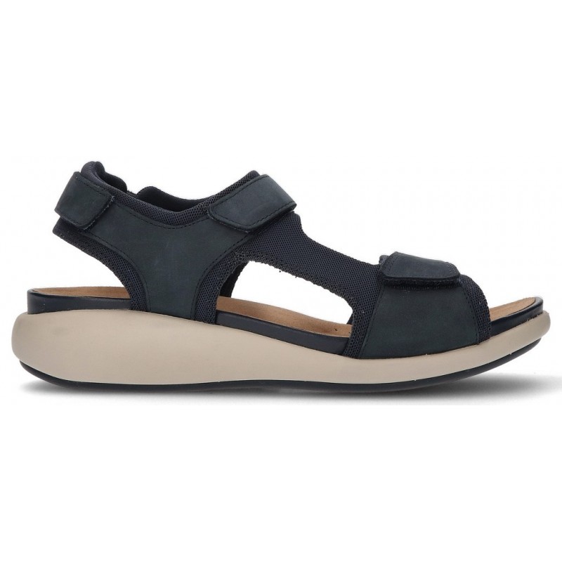 SANDALS CLARKS UN BALI TREK NAVY