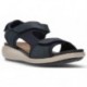 SANDALS CLARKS UN BALI TREK NAVY