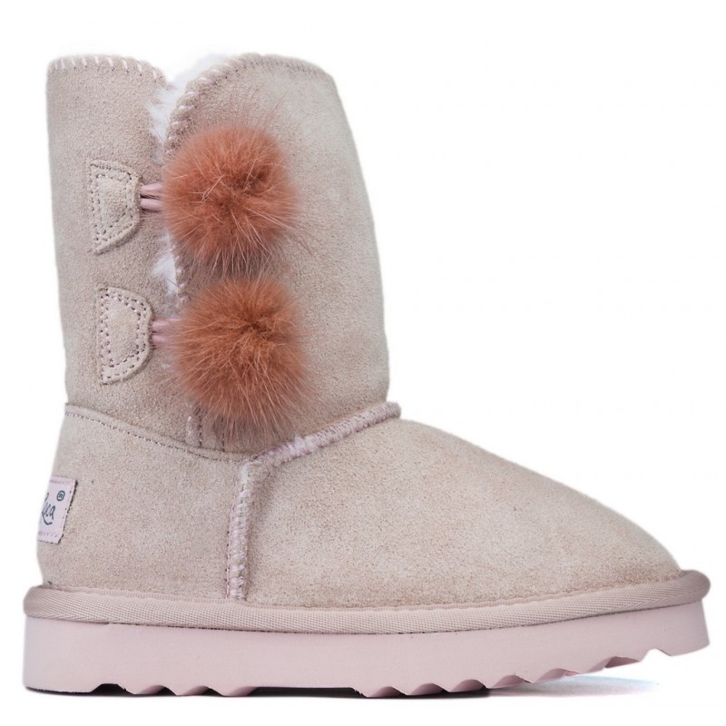 Boots Oca Loca Pompon Rose ROSA