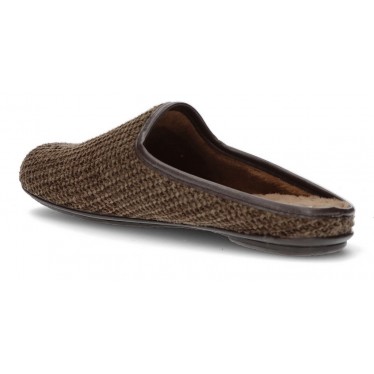 HOUSE SLIPPERS VULLADI CHINILLA MARRON