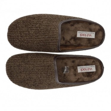 HOUSE SLIPPERS VULLADI CHINILLA MARRON