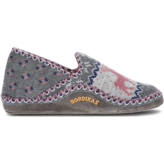 NORDIKAS CLASSIC ALCE N2000 SLIPPERS GRIS NORDIKAS CLASSIC ALCE N2000 SLIPPERS GRIS