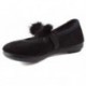 VULLADI BALLERINAS CAN SPLIT SUEDE POMPOMS 1405 NEGRO