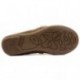 VULLADI BALLERINAS CAN SPLIT SUEDE POMPOMS 1405 MARRON