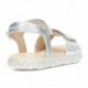 SANDAL GEOX HAITI J028ZA SILVER