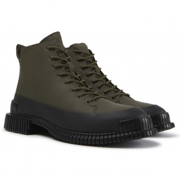 CAMPER PIX K400388 ANKLE BOOTS OLIVE