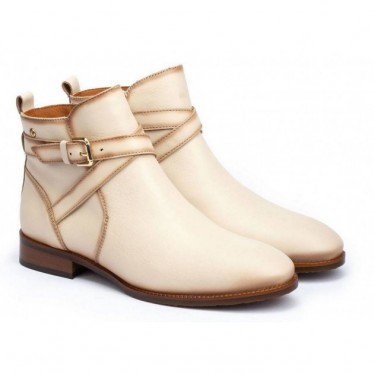 PIKOLINOS ROYAL W4D-8614 ANKLE BOOTS MARFIL