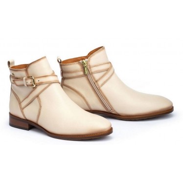 PIKOLINOS ROYAL W4D-8614 ANKLE BOOTS MARFIL