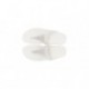 LULU CRYSTAL EMBELLISHED FITFLOP SANDALS CREAM