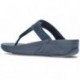 LULU CRYSTAL EMBELLISHED FITFLOP SANDALS NAVY
