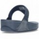 LULU CRYSTAL EMBELLISHED FITFLOP SANDALS NAVY