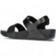 FITFLOP SANDALS LULU CRYSTAL BACK-STRAP NEGRO