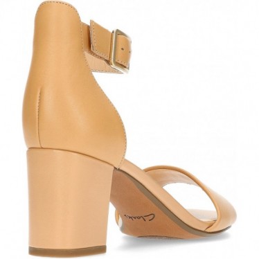 CLARKS DEVAMAE SANDALS CAMEL