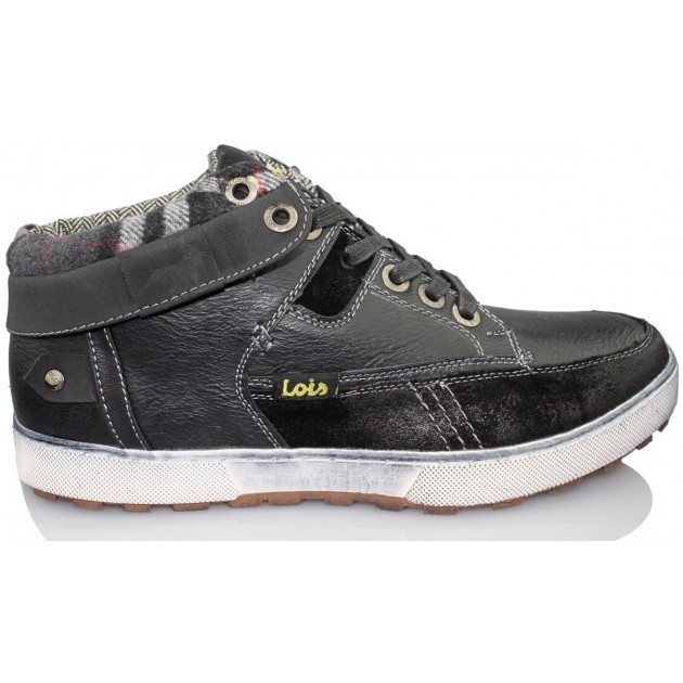LOIS ZAPATILLAS BOTIN PARA HOMBRE NEGRO