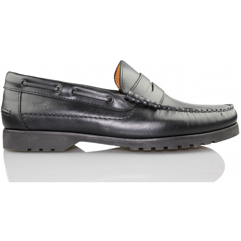 TROTTERS CASTELLANO MOCASIN HOMBRE  NEGRO