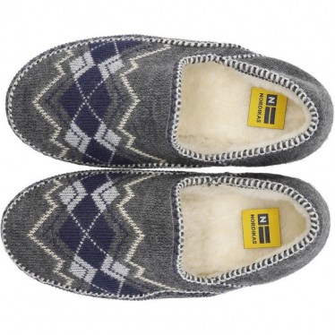 NORDIKAS CLASSIC CAB 3002 SLIPPERS GRIS