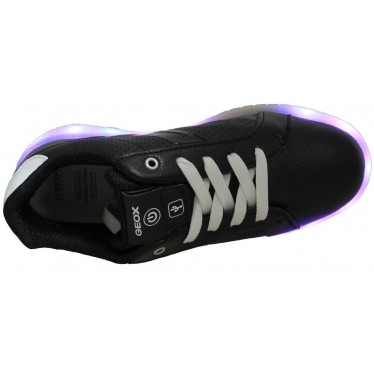 GEOX KOMMODOR ZAPATILLA LUCES SYNT  NEGRO