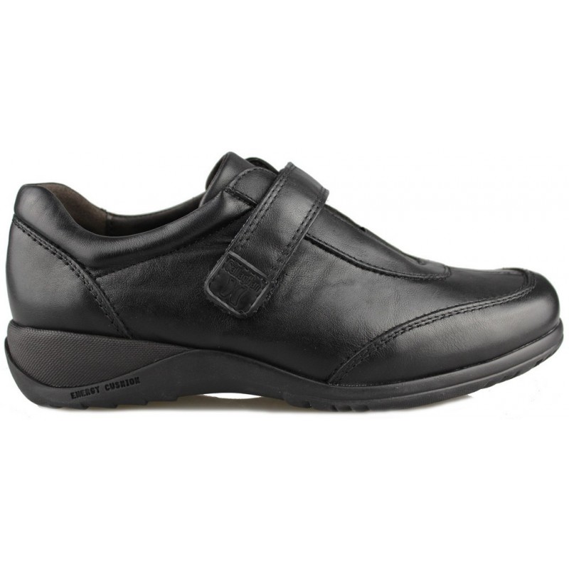 CALLAGHAN comfortable shoe Velcro  NEGRO