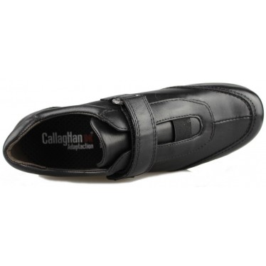 CALLAGHAN comfortable shoe Velcro  NEGRO