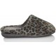 SHOES domestic female leopard  GRIS