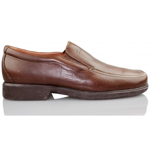 TROTTERS comfortable moccasin man MARRON