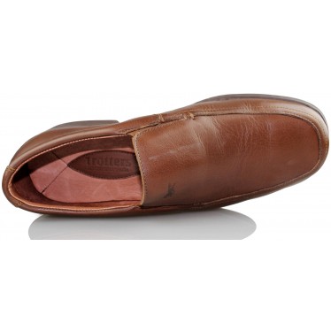 TROTTERS comfortable moccasin man  MARRON