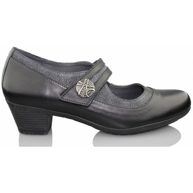 Angie DTORRES comfortable velcro  NEGRO