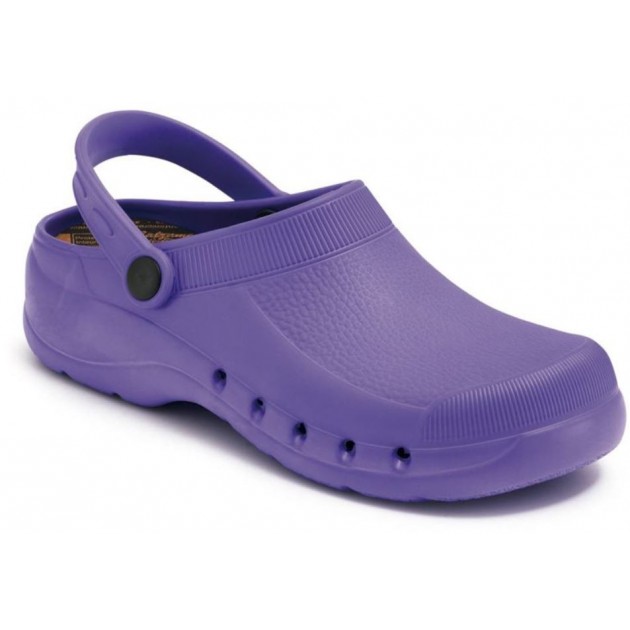 CALZAMEDI unisex clog comfortable anatomical pvc  MORADO