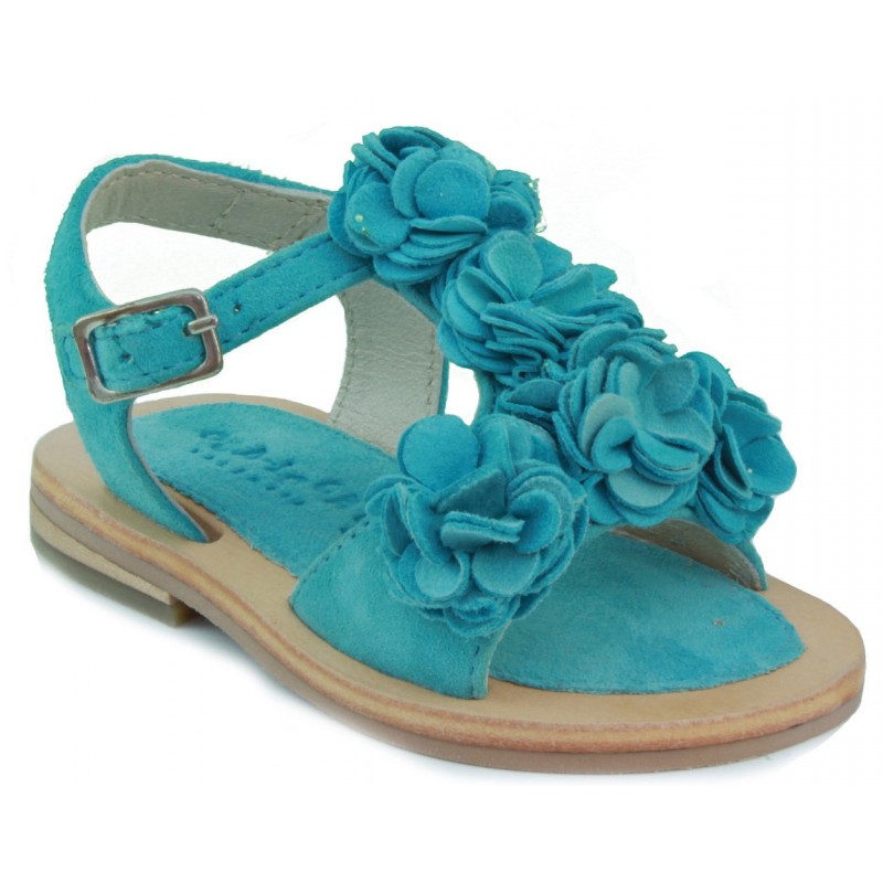 OCA LOCA baby sandal flowers  CELESTE