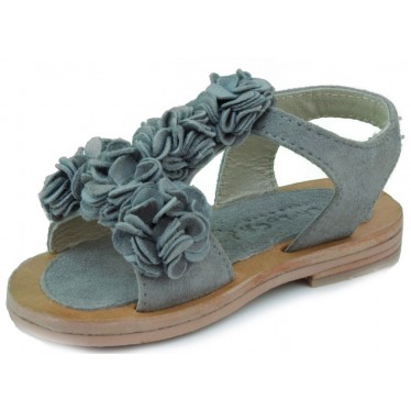 OCA LOCA baby sandal flowers  GRIS