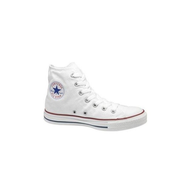 Converse canvas shoes high  BLANCO