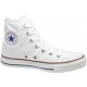 Converse canvas shoes high  BLANCO