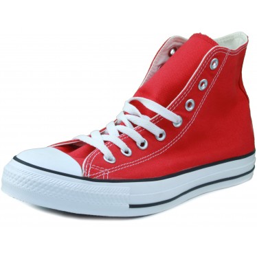 Converse canvas shoes high  ROJO