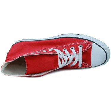 Converse canvas shoes high  ROJO