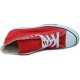 Converse canvas shoes high  ROJO